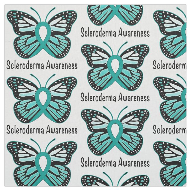 Tela Mariposa de la conciencia del escleroderma (Retal)