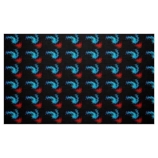 Tela Mariposa de Raggedy en el Rosa ("Cuarto gordo" (fat quarter))