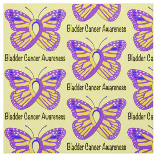 Tela Mariposa de sensibilización sobre el cáncer de v