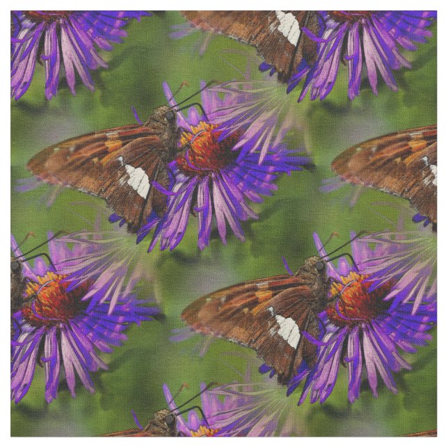Tela Mariposa En El Arte De La Naturaleza De Las Flores (De cerca)
