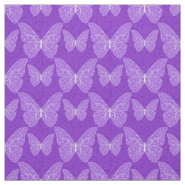 Tela Mariposa floral natural púrpura moderna de lujo
