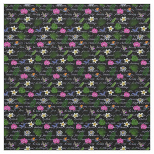 Tela Mariposa floral tropical tropical tropical moderna