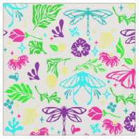 mariposa libélula art nouveau floral antiguo