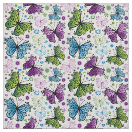 Tela Mariposa Trippy Hippy Retro