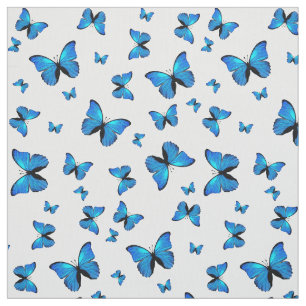 Tela Mariposas azules
