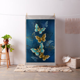 Tela Mariposas doradas