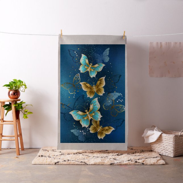 Tela Mariposas doradas (In Situ)