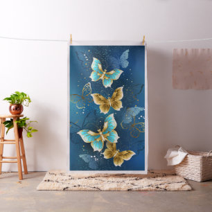 Tela Mariposas doradas