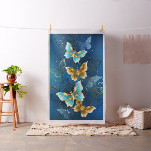 Tela Mariposas doradas
