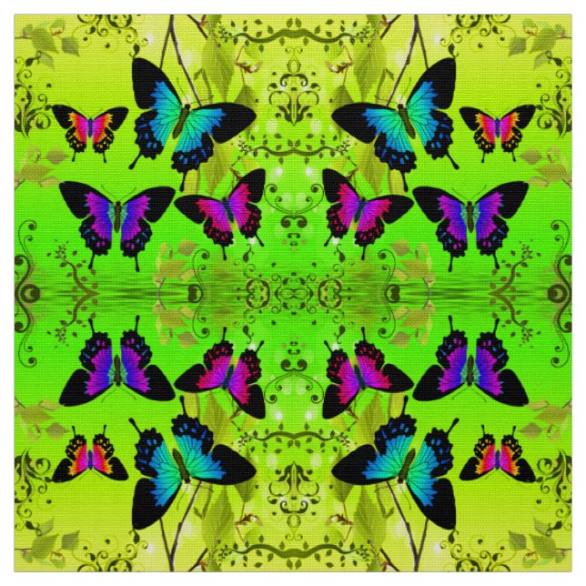 Tela Mariposas elegantes y sofisticadas (Retal)