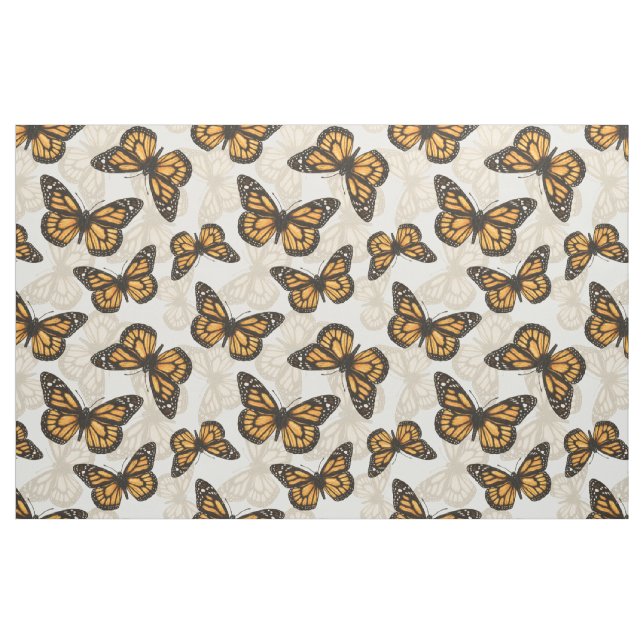 Tela Mariposas monarcas ("Cuarto gordo" (fat quarter))