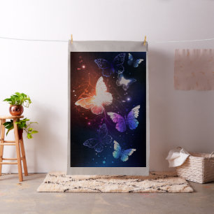 Tela Mariposas nocturnas brillantes