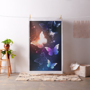 Tela Mariposas nocturnas brillantes