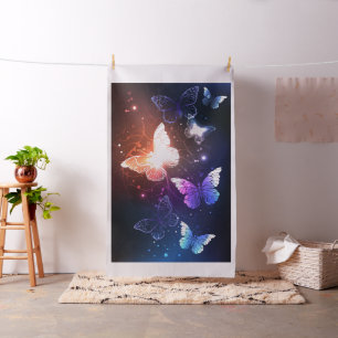 Tela Mariposas nocturnas brillantes