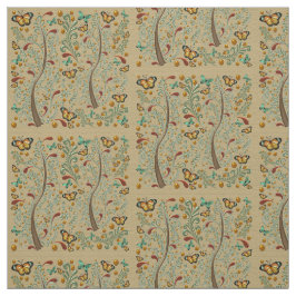 Tela Mariposas y Naranjos Nouveau