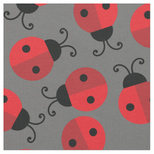 Tela Mariquitas Niños Insectos Lindos Guardería Infanti