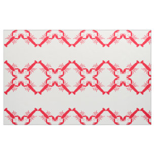 Tela Mariscos blancos rojos 4Stephen