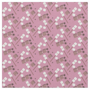 Tela Mariscos de excursión en camping con estrellas ros