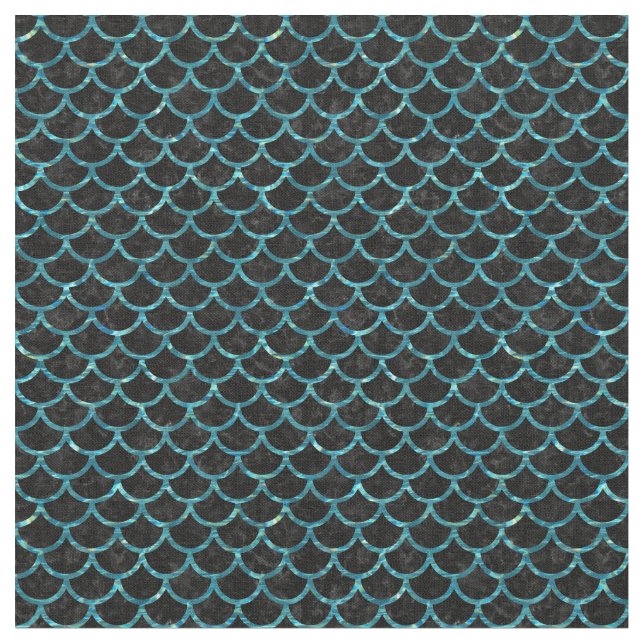 TELA MÁRMOL NEGRO SCALES1 Y AGUA AZULVERDE (De cerca)