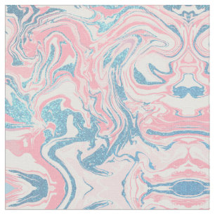 Tela Mármol Purpurina azul rosa blanco moderno