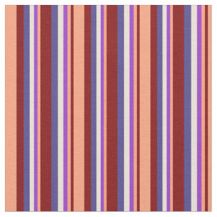 Tela Maroon, Salmón, Orquídea Oscura, Bisque y Azul piz