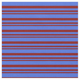 Tela Maroon y Royal Blue Lines