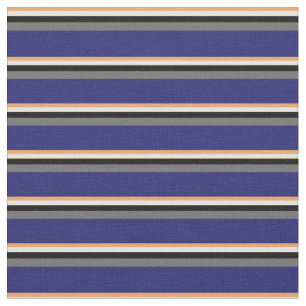 Tela Marrón, beige, negro, gris oscuro y azul oscuro