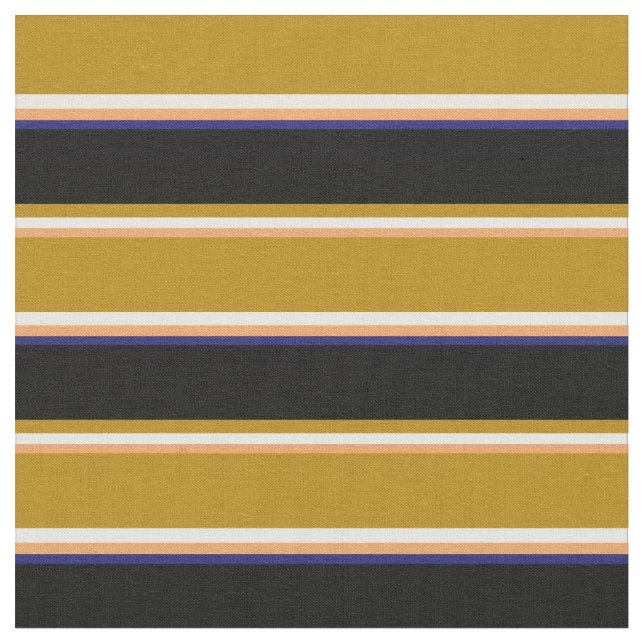 Tela Marrón, blanco, marrón oscuro, negro, azul medio n (De cerca)
