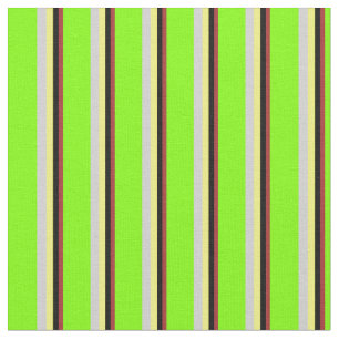 Tela Marrón, negro, amarillo, gris claro y chartreuse