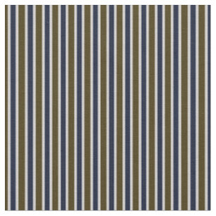 Tela Marrón oliva y rayas verticales navy en taupe