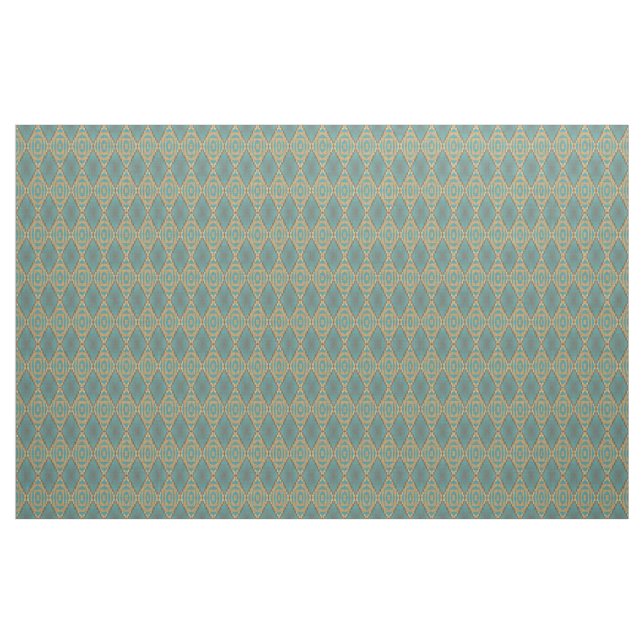Tela Marrón turquesa azul taupe verde beige apariencia  ("Cuarto gordo" (fat quarter))
