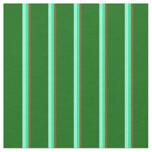 Tela Marrón, verde, acuamarina y verde oscuro