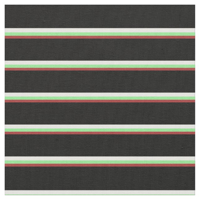 Tela Marrón, verde claro, blanco y negro (De cerca)