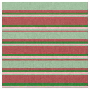 Tela Marrón, verde oscuro, rosa claro y verde oscuro