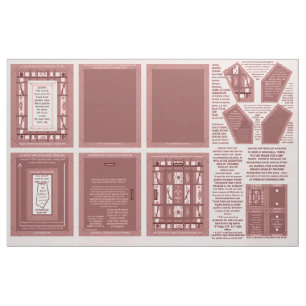Tela Marsala Chica Power SCoch Patrones Frame & Brooch