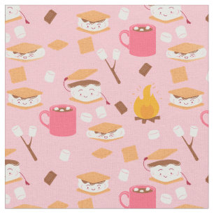 Tela marshmallow de hojalata de chocolate olor rosa