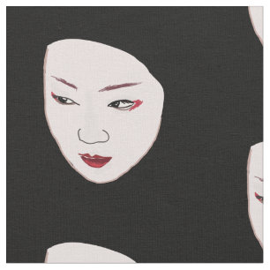 Tela Máscara de Geisha