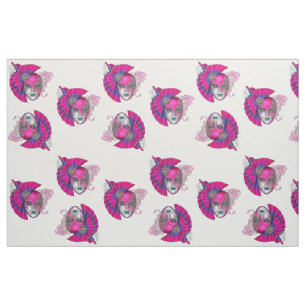 Tela Mascarada de color personalizar Máscara de mardi g