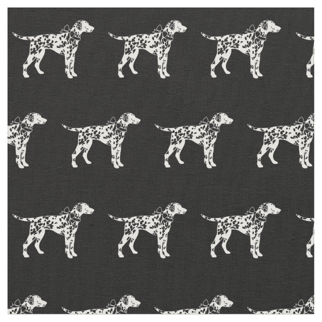 Tela Mascota Dalmatian Dog Silhouette (De cerca)