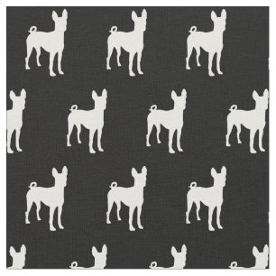 Tela Mascota de Basenji Dog Silhouette