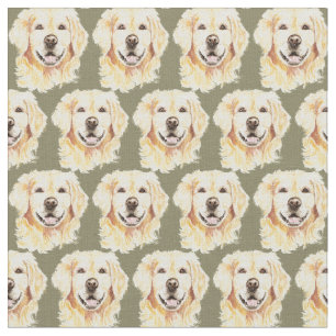 Tela Mascota de perro de Golden Retriever