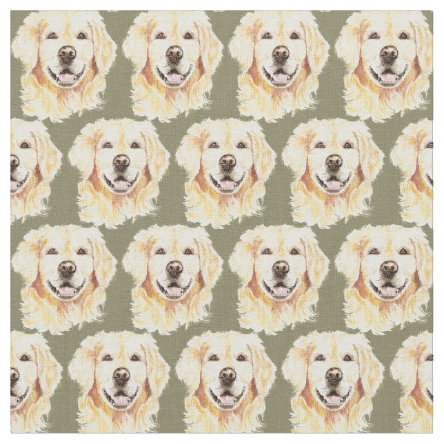 Tela Mascota de perro de Golden Retriever (De cerca)