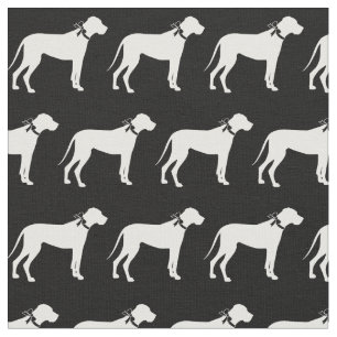 Tela Mascota de Silhouette Great Dane Dog