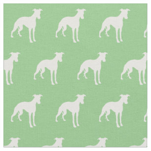 Tela Mascota de Silhouette para Perros Blancos Sage Gre