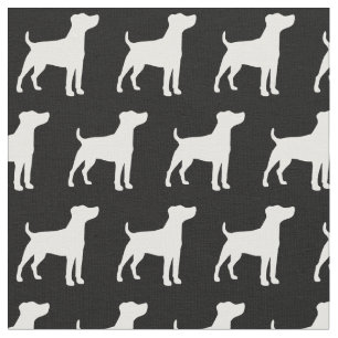 Tela Mascota Jack Russell Terrier Dog Silhouette
