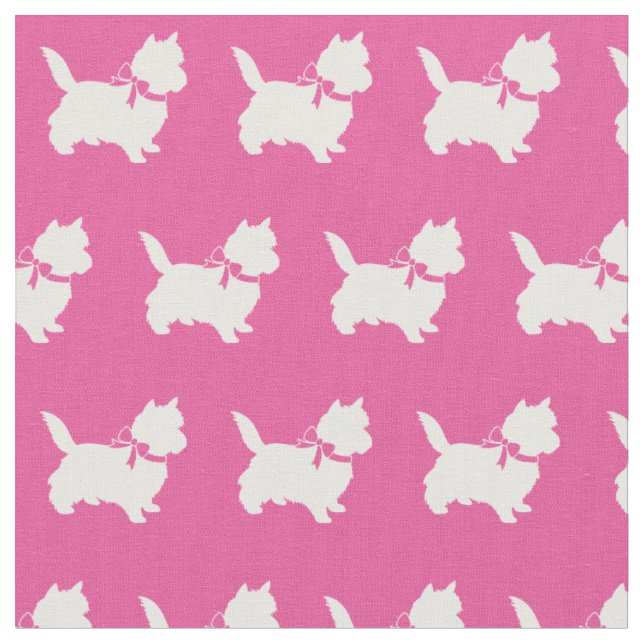 Tela Mascota rosado de Perro Perro Cairn (De cerca)