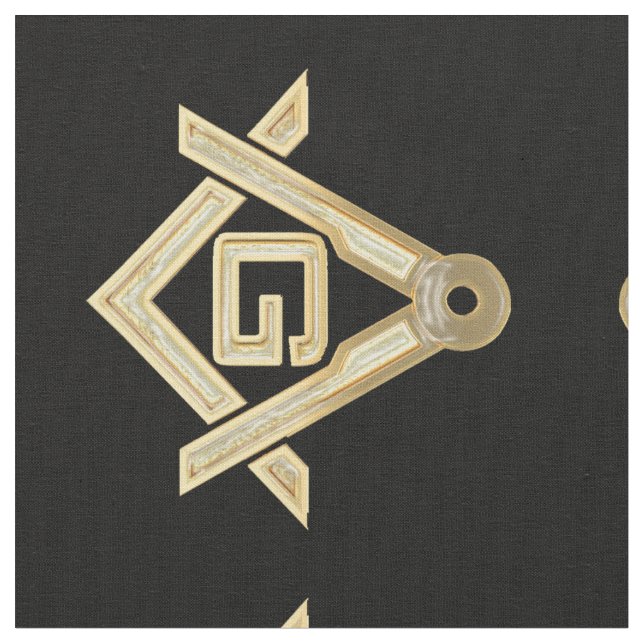 Tela Masonic Golden Rush (De cerca)