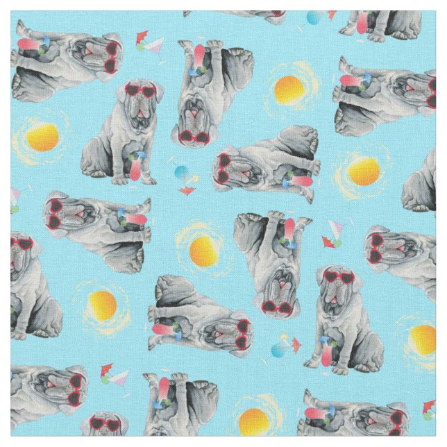 Tela Mastino Fabric de verano (De cerca)