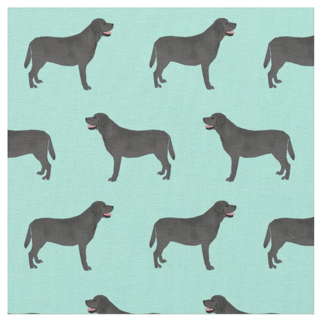 Tela Mata de perro Labrador negro (De cerca)