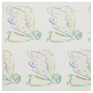 Tela Material de arte Angel Fabric de White Light Guard